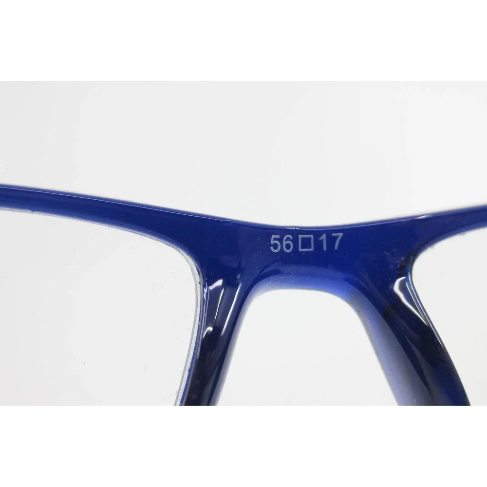 Navy Blue Rectangular Eyeglass Frames MP202213 56-17-145 Men Women Glasses